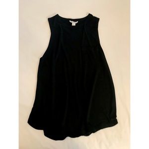 Forever 21 Black Muscle Tee with Pocket
